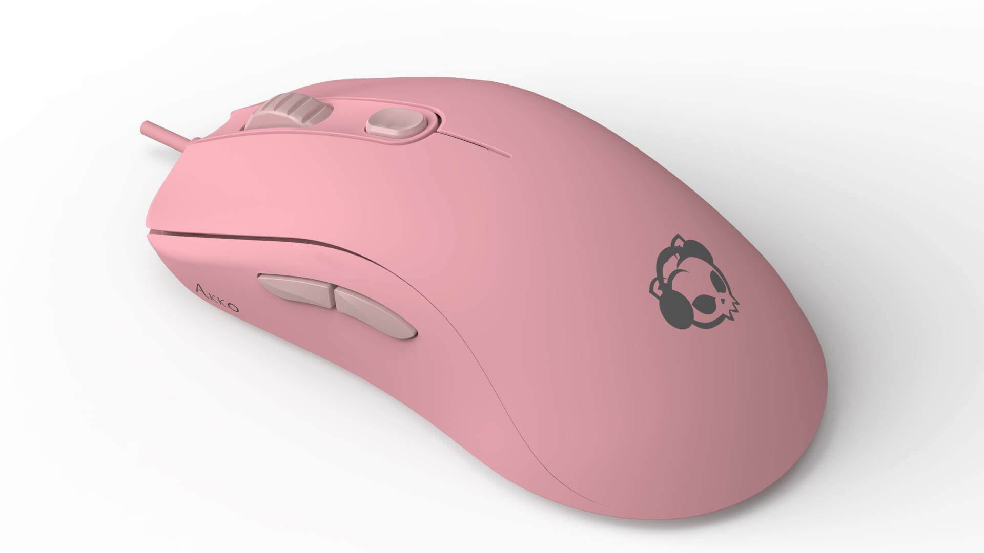 Chuột chơi game AKKO AG325 Pink trang bị mắt cảm biến chất lượng